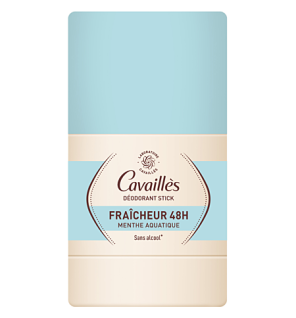 Cavaillès – Déodorant Stick Fraîcheur 48H Menthe Aquatique, 50 ml