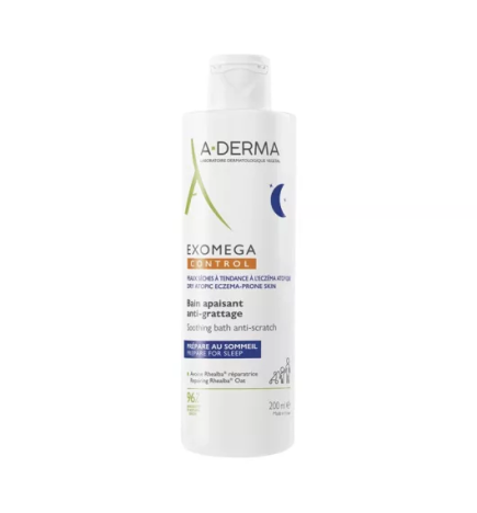 A-Derma – Exomega Control Bain Apaisant Anti-Grattage, 200 ml