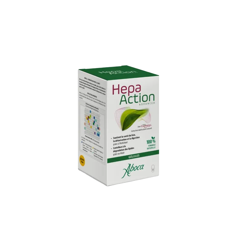 Aboca – Hepa Action Advanced gélules foie et digestion, 50 gélules Aboca – Hepa Action Advanced gélules foie et digestion, 50 gélules