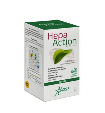 Aboca – Hepa Action Advanced gélules foie et digestion, 50 gélules