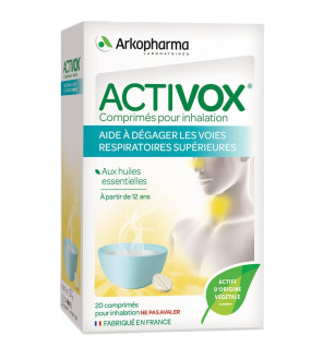 Activox – Comprimés pour inhalation, 20 comprimés