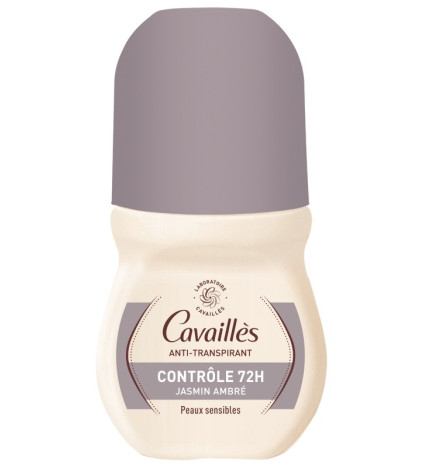 Cavaillès – Anti-Transpirant Bille Jasmin Ambré Contrôle 72H, 50 ml