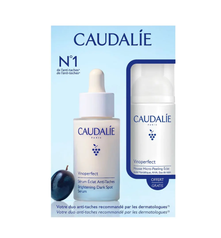 Caudalie – Vinoperfect Coffret Sérum et Mousse, 30 ml + 50 ml offert
