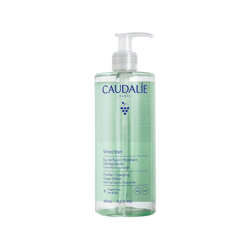 Caudalie – Vinoclean Eau de Raisin Micellaire Démaquillante, 400 ml