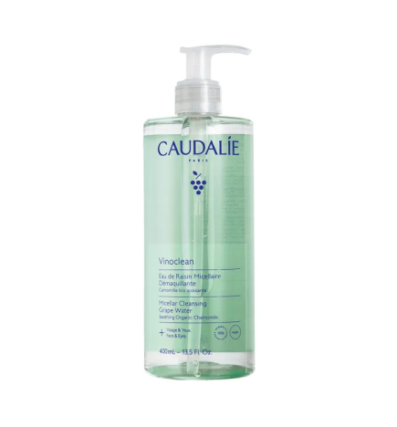 Caudalie – Vinoclean Eau de Raisin Micellaire Démaquillante, 400 ml