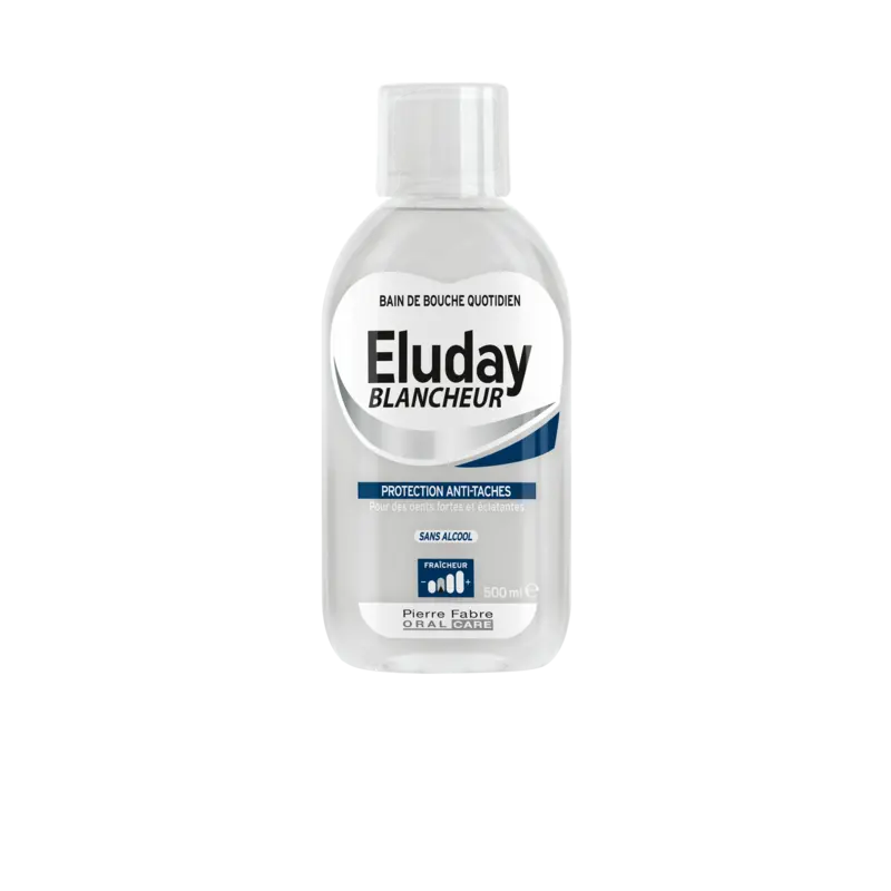 Eluday – Bain de bouche quotidien Blancheur, 500 ml Eluday – Bain de bouche quotidien Blancheur, 500 ml