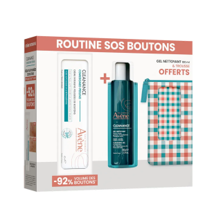 Avène – Cleanance Coffret SOS Boutons Comedomed Peeling