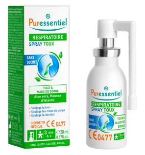 Puressentiel – Spray Toux Sans Sucres, 20 ml