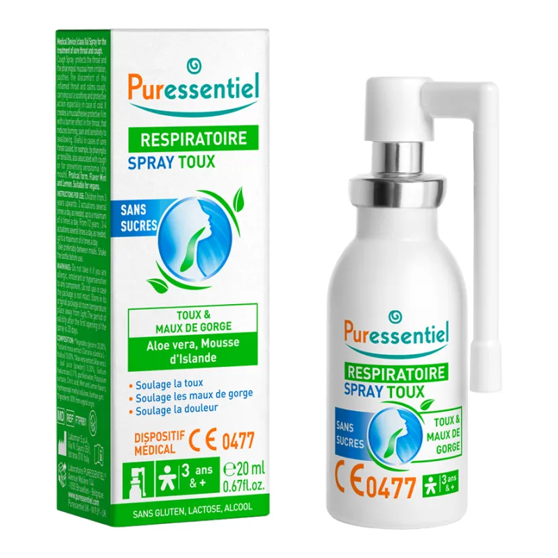 Puressentiel – Spray Toux Sans Sucres, 20 ml Puressentiel – Spray Toux Sans Sucres, 20 ml