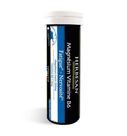HERBESAN – Magnésium Marin + Vitamine B6, 15 comprimés
