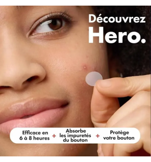 Hero – Mighty Patch de nuit anti-acné The Original, 30 patchs