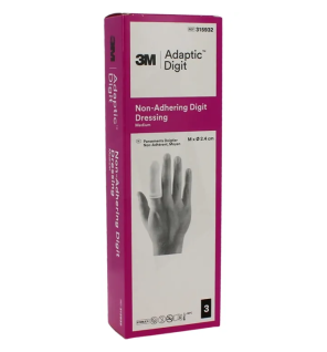 Adaptic – Digit Pansement Doigtier Non-Adhérent Moyen, x3