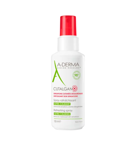 A-Derma – Cutalgan Spray Rafraîchissant Ultra-calmant, 100 ml