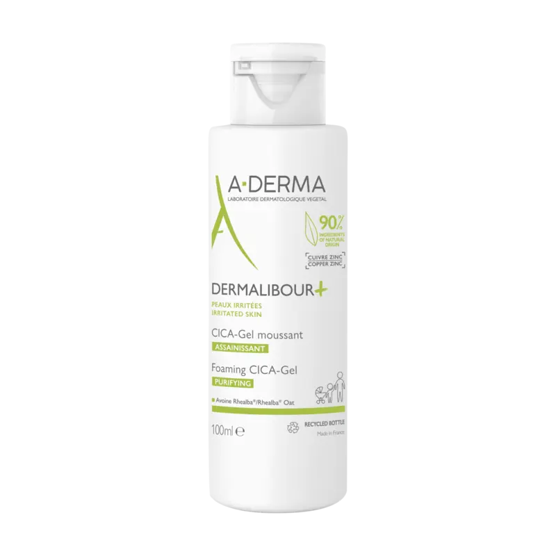 A-Derma – Dermalibour Cica Gel Moussant, 100 ml