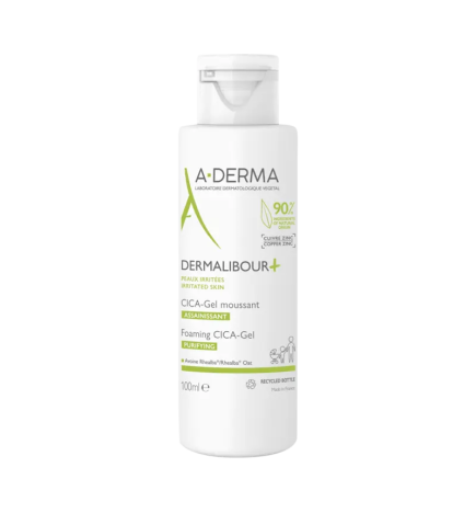 A-Derma – Dermalibour Cica Gel Moussant, 100 ml