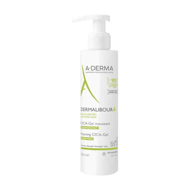 A-Derma – Dermalibour Cica Gel Moussant, 200 ml