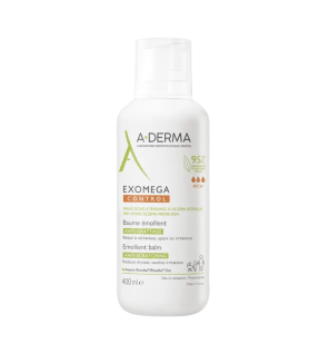 A-Derma – Exomega Baume Émollient Anti-Grattage, 400 ml