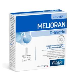 PiLeJe – Melioran D-Biotic, 30 gélules
