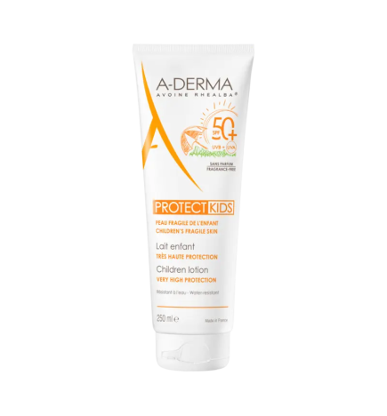A-Derma – Protect Kids Lait Solaire Enfant SPF50+, 250 ml