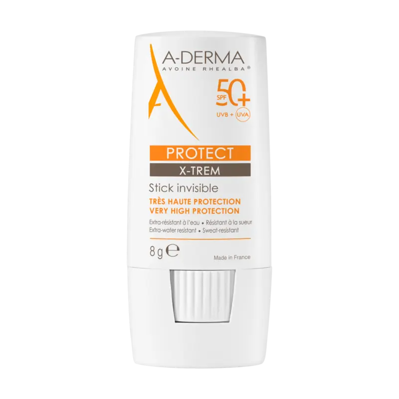 A-Derma – Protect X-Trem Stick Solaire Invisible SPF50+, 8 g A-Derma – Protect X-Trem Stick Solaire Invisible SPF50+, 8 g