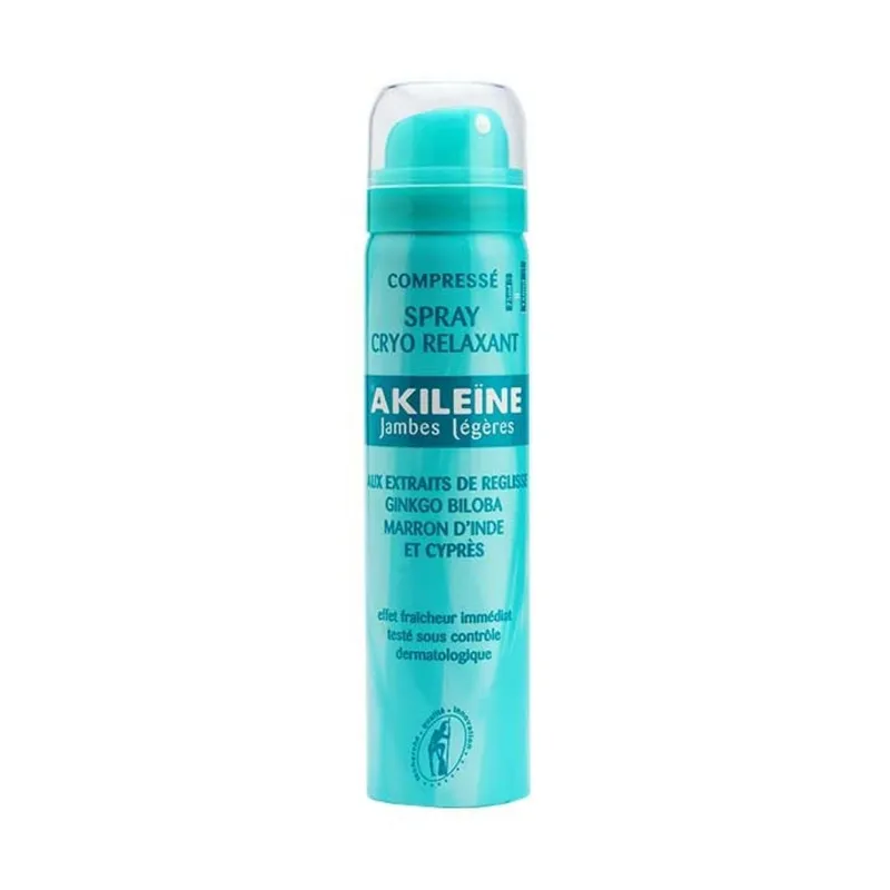 Akileine – Spray Cryo Relaxant Jambes Légères, 75ml Akileine – Spray Cryo Relaxant Jambes Légères, 75ml
