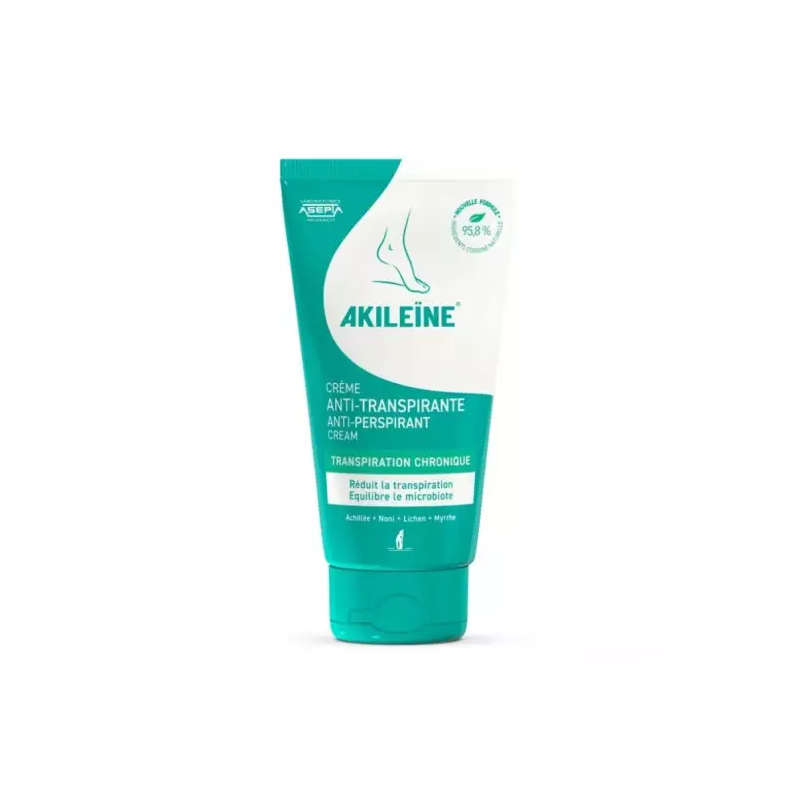 Akileine – Crème Anti-Transpirante Pieds Sujets Aux Mycoses, 75ml Akileine – Crème Anti-Transpirante Pieds Sujets Aux Mycoses, 75ml