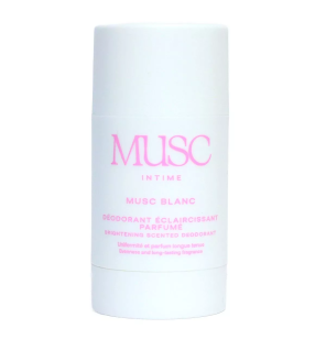 Musc Intime – Déodorant éclaircissant parfumé Musc Blanc, 50 g
