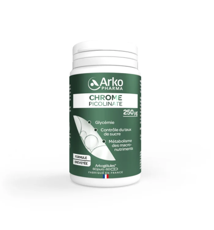 Arkopharma – Arkogélules Chrome Picolinate, 60 gélules