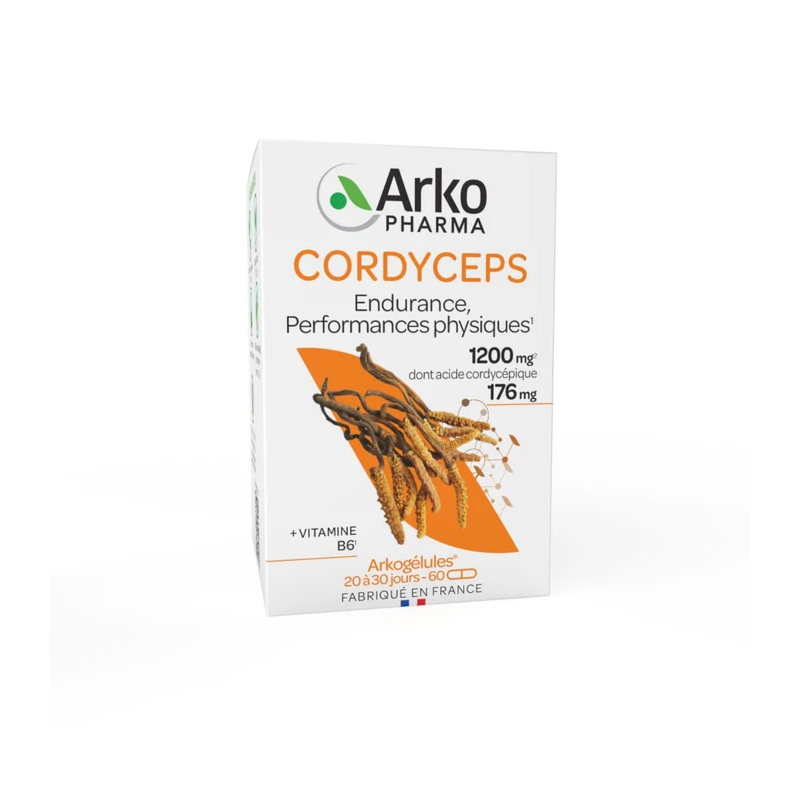 Arkopharma – Arkogélules Cordyceps, 60 gélules Arkopharma – Arkogélules Cordyceps, 60 gélules