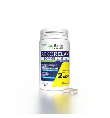 Arkopharma - Arkorelax Sommeil 1,9 mg, 60 gélules