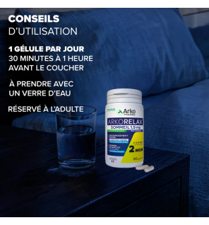 Arkopharma - Arkorelax Sommeil 1,9 mg, 60 gélules