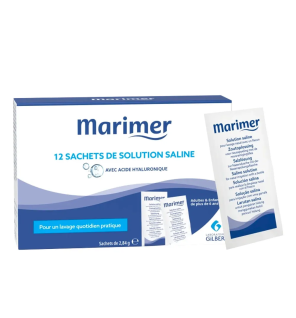 Marimer – Sachets de solution saline pour kit de lavage nasal, 12 unités