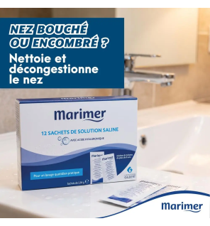 Marimer – Sachets de solution saline pour kit de lavage nasal, 12 unités