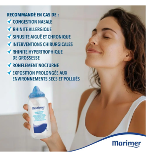 Marimer – Sachets de solution saline pour kit de lavage nasal, 12 unités