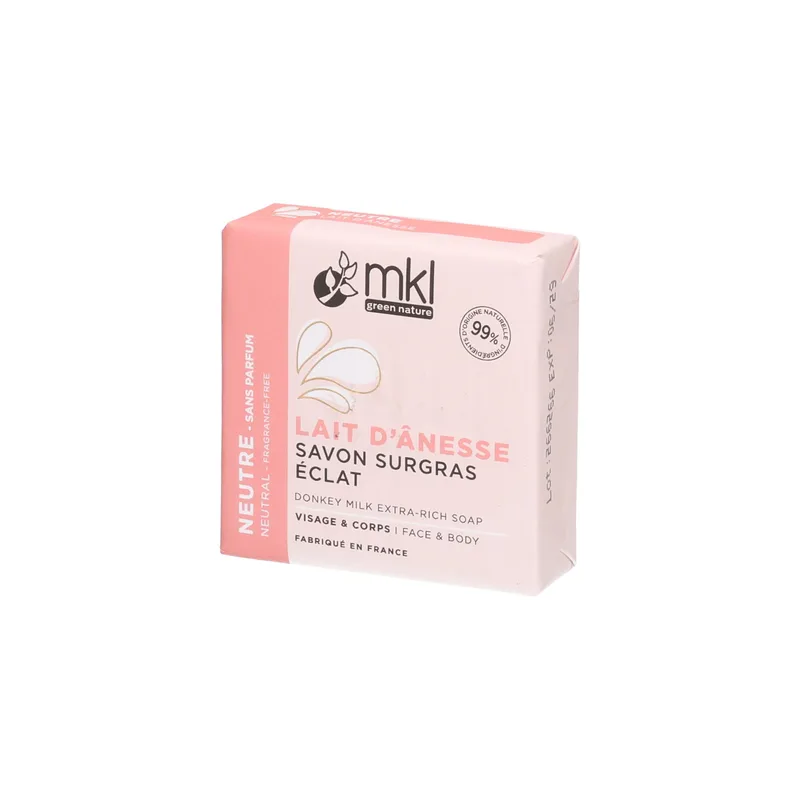 MKL – Savon au lait d’ânesse bio neutre, 100 g MKL – Savon au lait d’ânesse bio neutre, 100 g