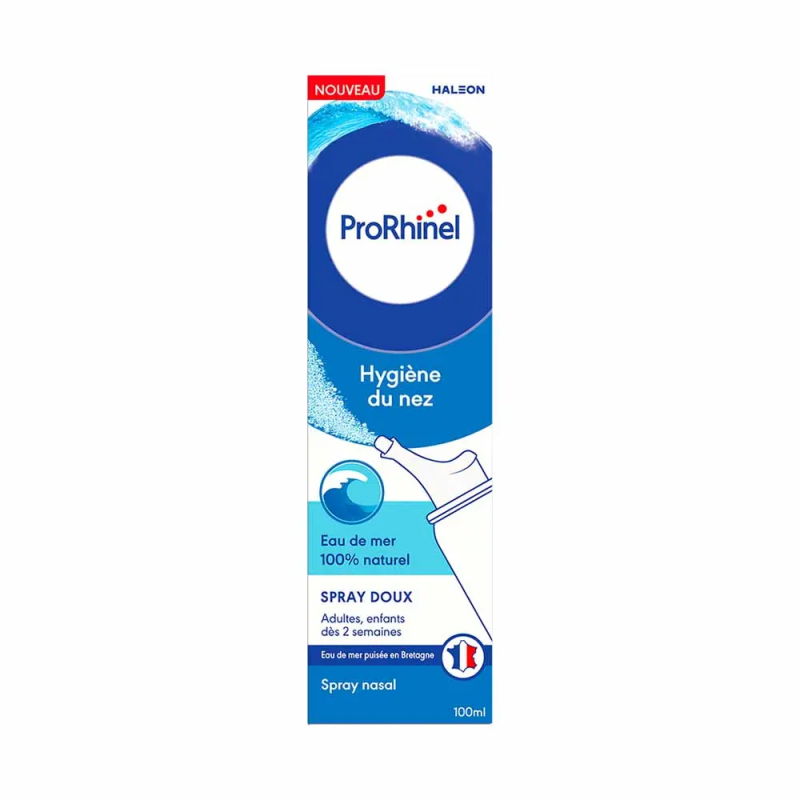 Prorhinel – Spray doux 100 % eau de mer, 100 ml Prorhinel – Spray doux 100 % eau de mer, 100 ml