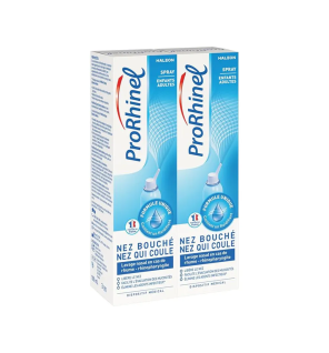 Prorhinel – Spray nasal nez bouché adultes et enfants, 2 × 100 ml