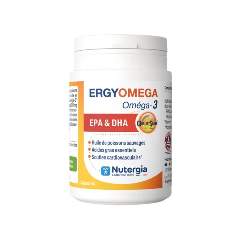 Nutergia – Ergyomega Oméga-3, 180 capsules Nutergia – Ergyomega Oméga-3, 180 capsules