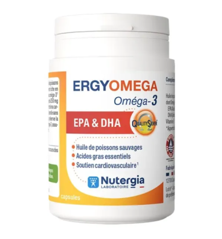 Nutergia – Ergyomega Oméga-3, 180 capsules