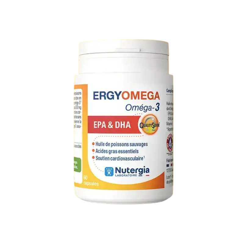 Nutergia – Ergyomega Oméga-3, 60 capsules Nutergia – Ergyomega Oméga-3, 60 capsules