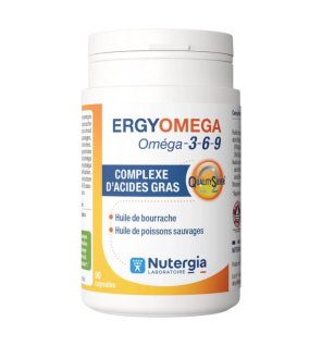Nutergia – Ergyomega Oméga-3-6-9, 90 capsules