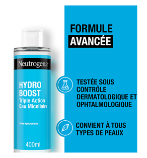 Neutrogena – Hydro Boost Eau Micellaire Triple Action, 400 ml