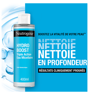 Neutrogena – Hydro Boost Eau Micellaire Triple Action, 400 ml