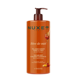 Nuxe – Rêve de Miel Gel Lavant Surgras Visage et Corps, 750 ml
