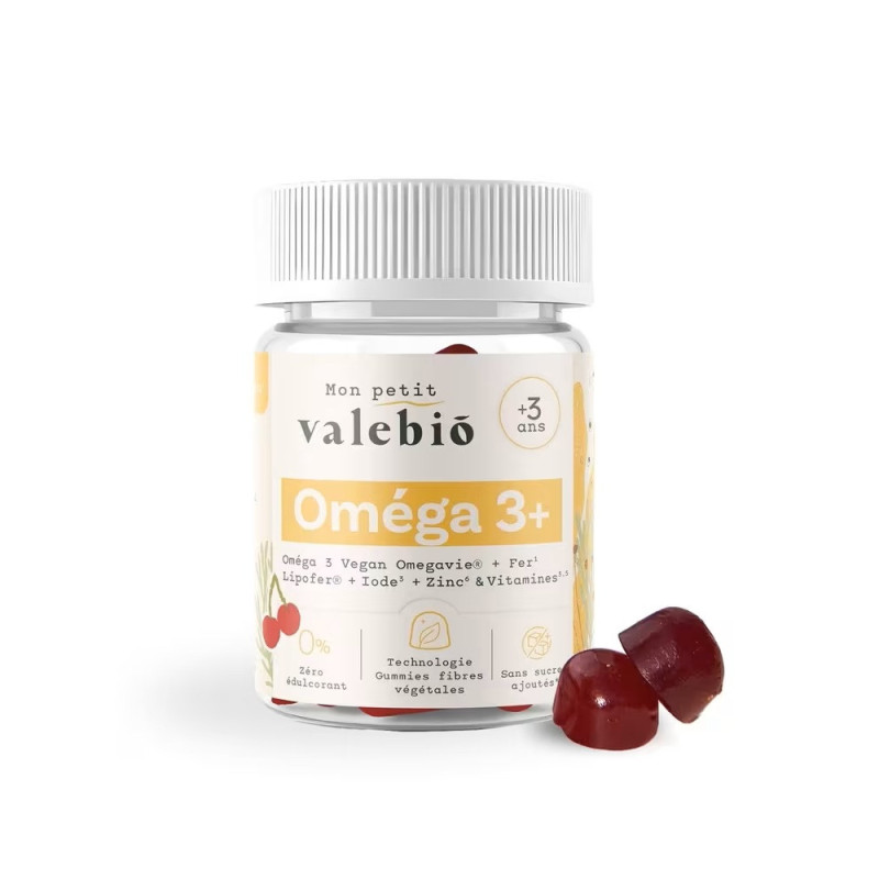 Valebio – Gummies Oméga 3 Enfant, 30 gummies Valebio – Gummies Oméga 3 Enfant, 30 gummies