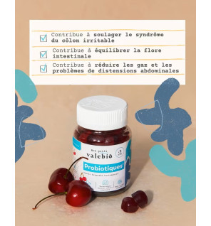 Valebio – Gummies Probiotiques Enfant, 30 gummies