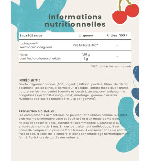 Valebio – Gummies Probiotiques Enfant, 30 gummies