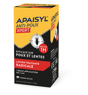 Apaisyl – Xpert Lotion anti-poux et lentes, 100 ml