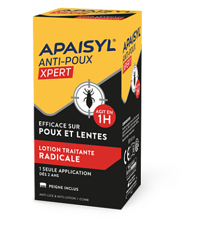 Apaisyl – Xpert Lotion anti-poux et lentes, 100 ml