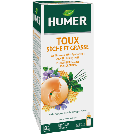 Humer – Toux sèche et grasse, 170 ml